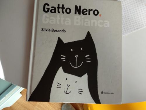 Gatto-Nero Gatta-Bianca Libro-del-Mese Asilo-Nido-YoYo Robbiate 1